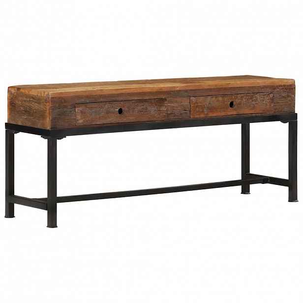 vidaXL TV skříňka 110 x 30 x 46 cm masivní recyklované dřevo