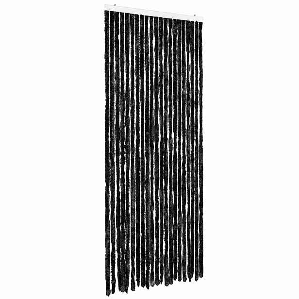 vidaXL Závěs proti hmyzu antracitový 90 x 200 cm Chenille