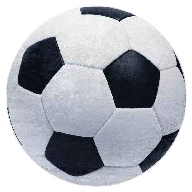 Dywany Łuszczów Dětský kusový koberec Bambino 2139 Football 160x160 (průměr) kruh