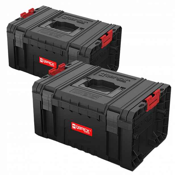 Qbrick System Pro Toolbox 2.0 plastová modulární skříňka na nářadí x2