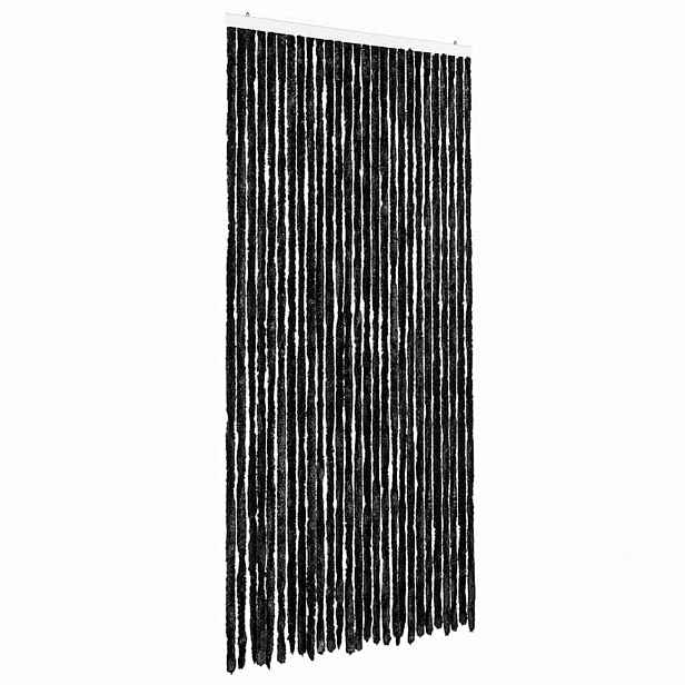 vidaXL Závěs proti hmyzu antracitový 118 x 220 cm Chenille