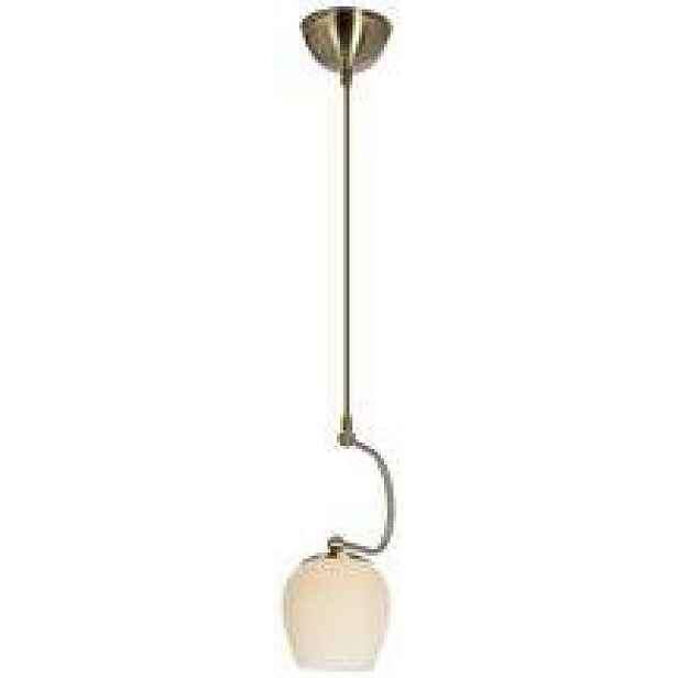 Závěsná lampa Serano patinovaná 1x60W E27 krémové stínidlo