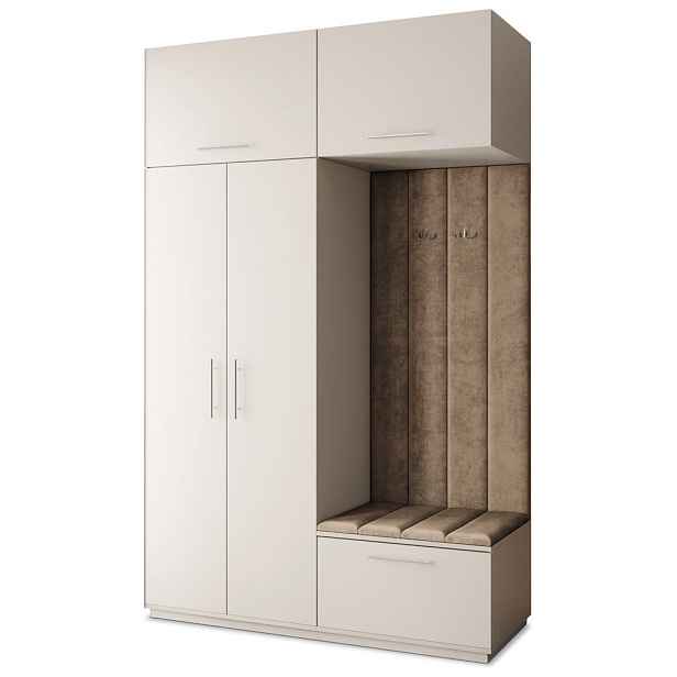 MASSENO MODERNÍ PŘEDSÍŇOVÁ SESTAVA REMA, 150/240/60 cm, kašmírová