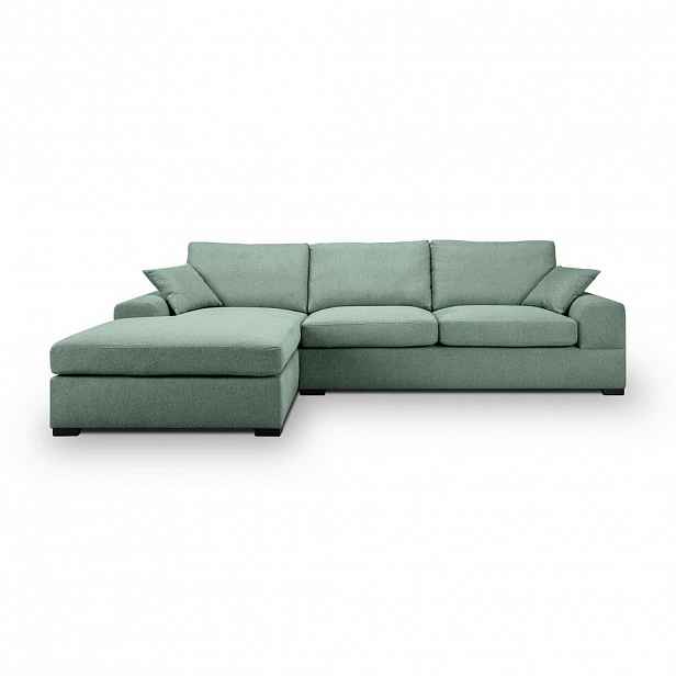 MID.YOU ROHOVÁ SEDAČKA, textil, petrolej