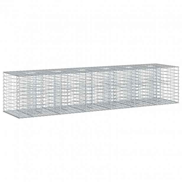 vidaXL Gabionový vyvýšený záhon 2 ks 260 x 60 x 55 cm Pozinkovaná ocel