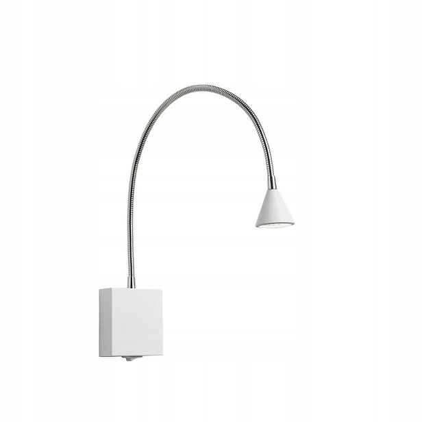 Bílá Led nástěnná lampa Buddy nad zrcadlo v koupelně, moderní Lucide