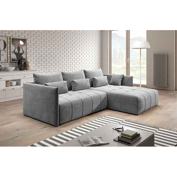 Designová sedací souprava ILONIE - šedá