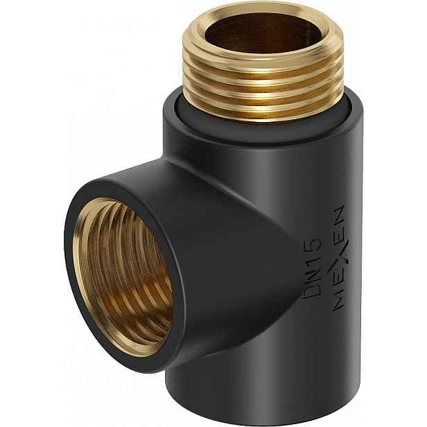 MEXEN - T-kus pro elektrické topení, černá W906-000-70