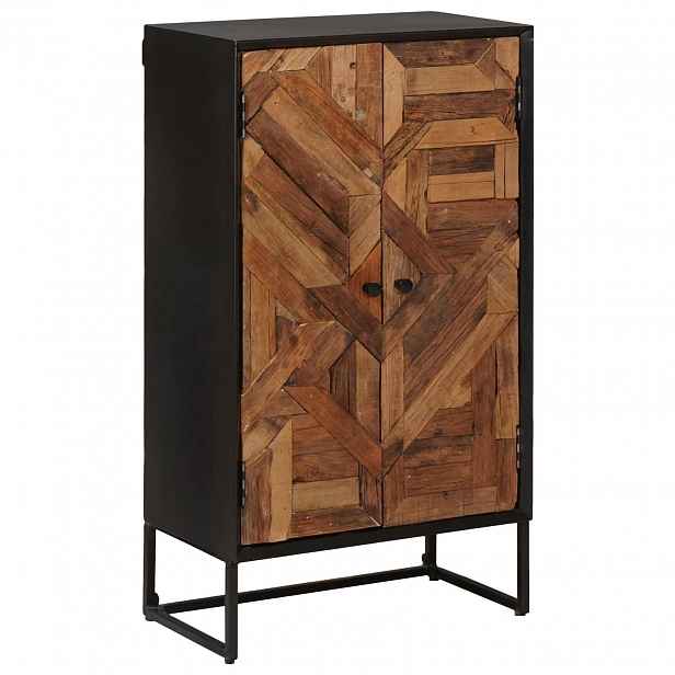 vidaXL Vysoký bufet 53 x 30 x 95 cm Masivní dřevěné a zpracované dřevo