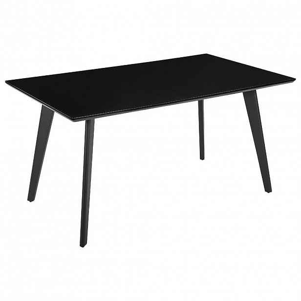 Beliani JÍDELNÍ STŮL 150/90/75 cm Černý Obdélníkový Dorcas
