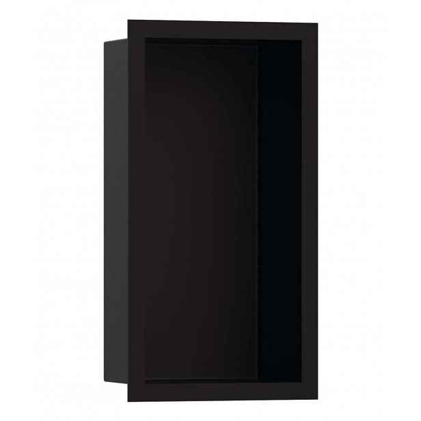 Hansgrohe XtraStoris Individual - Výklenek do stěny s designovým rámem, 30x15x10 cm, matná černá 56095670