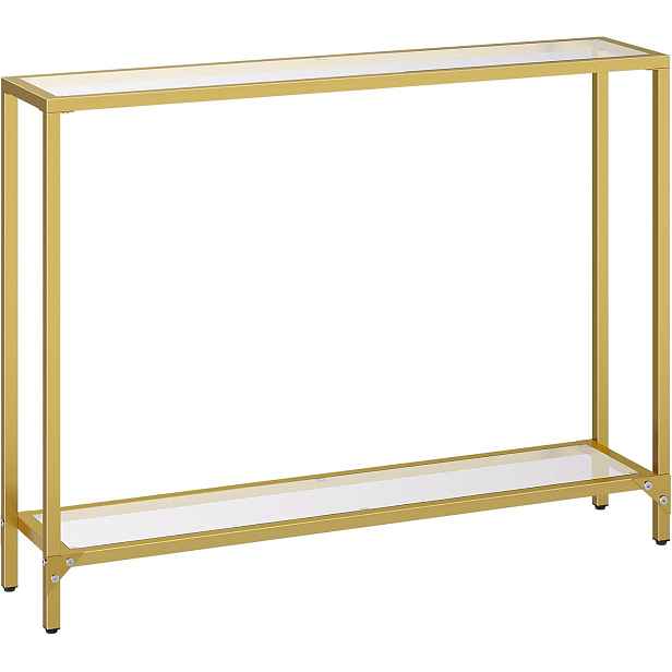 Konzolový stolek Vasagle Grit 100 cm zlatý