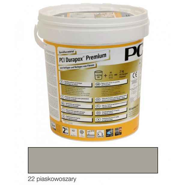 Pci Durapox Premium epoxidová spárovací hmota č. 22 pískově šedá 2kg