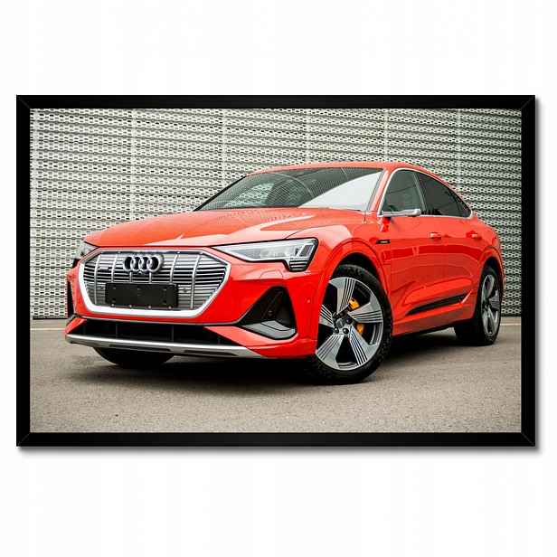 Plakáty v rámu 60x40 Červené Audi e-tron