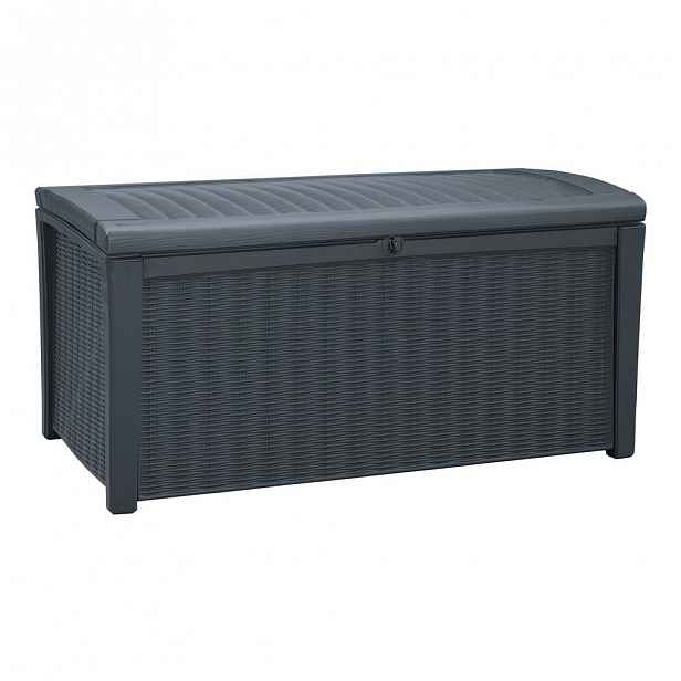 Šedý zahradní úložný box Keter, 63 x 70 cm
