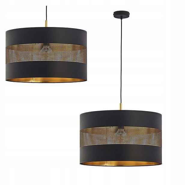 Závěsná lampa Tago Black 1 Zdroj E27 Regulace 170 cm Tk Lighting