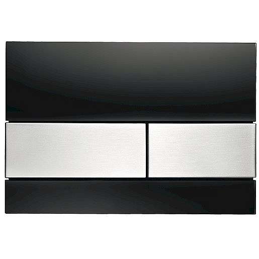 Ovládací tlačítko Tece Square sklo chrom mat 9240806