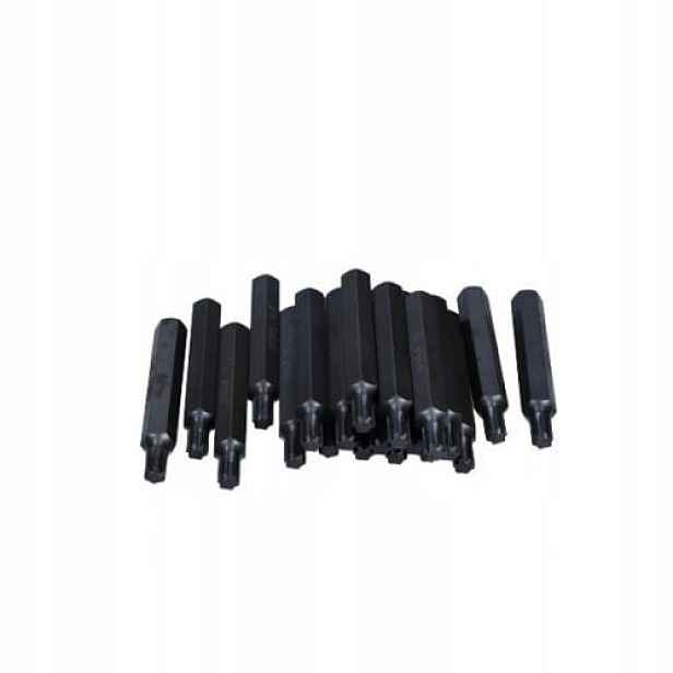 Sada bitů 10 mm (3/8" ribe m7 x 75 mm