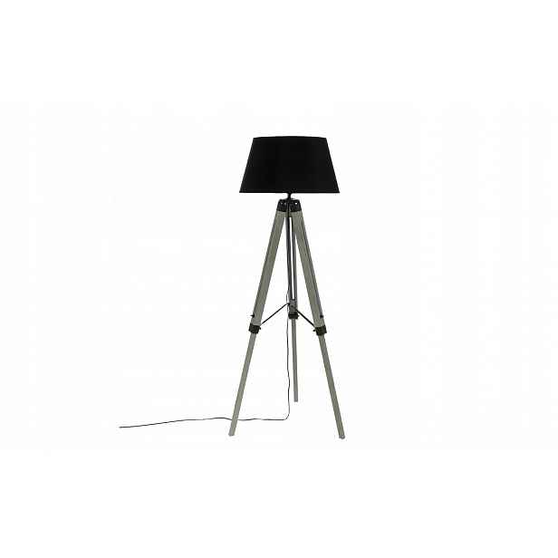 Stojací lampa Runo, dřevěná, výška 145 cm