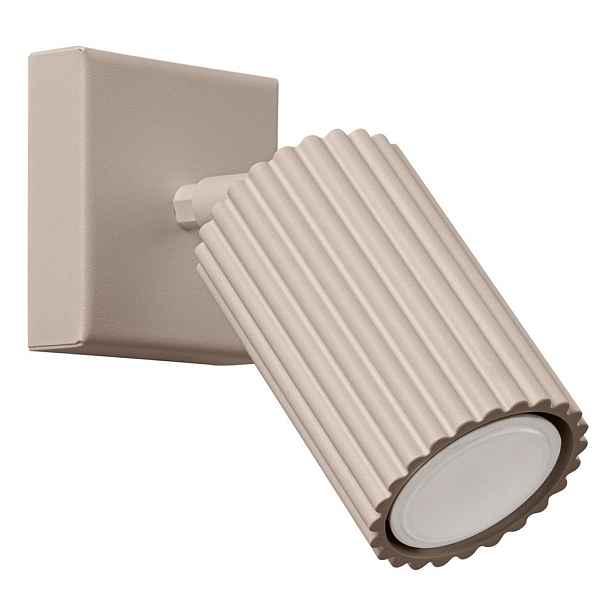Taupe kovové bodové svítidlo 8x16 cm Gleam – Sollux