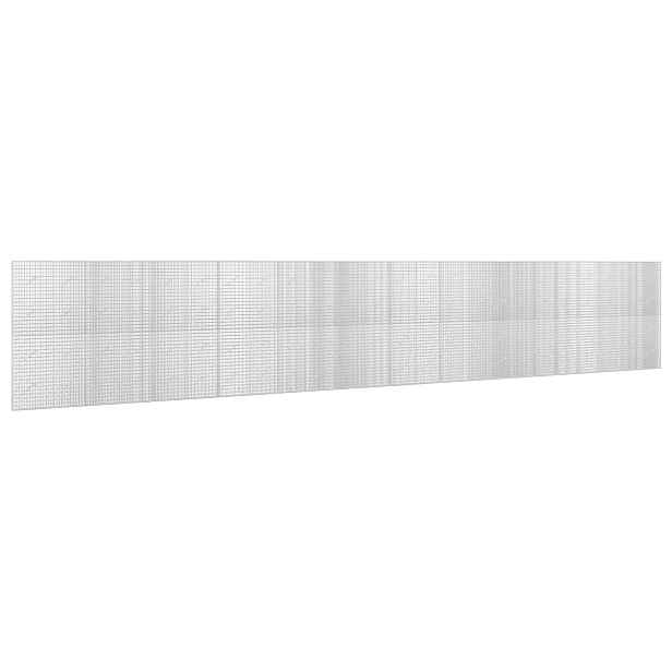 vidaXL Gabion s drátem 3,5 mm a sítem 5x2,5 cm 1200x10x200 cm