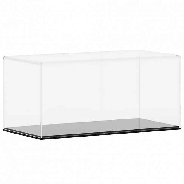 vidaXL Vitrína průhledná 30 x 15 x 14 cm akryl