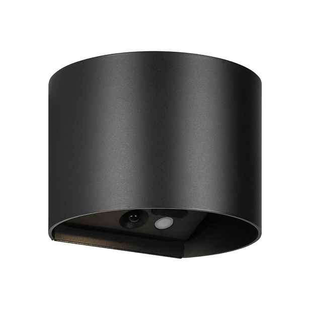 LED nástěnné venkovní svítidlo se senzorem pohybu na USB (výška 10 cm) Genie – Reality