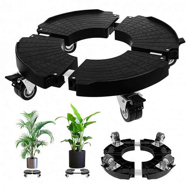 Podstavec pod květináč Bedee nastavitelný na kolečkách 40-57 cm 150 kg s blokádou