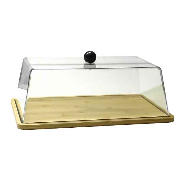 PROHOME - Servírovací podnos s krytem 41,5x26x13cm