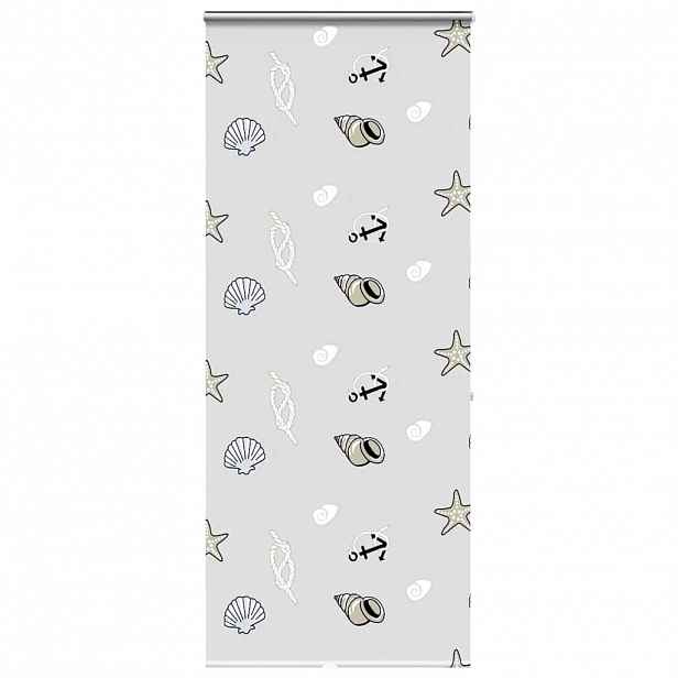 vidaXL Sprchová roleta s kazetou 90x240 cm Šířka látky 86 cm