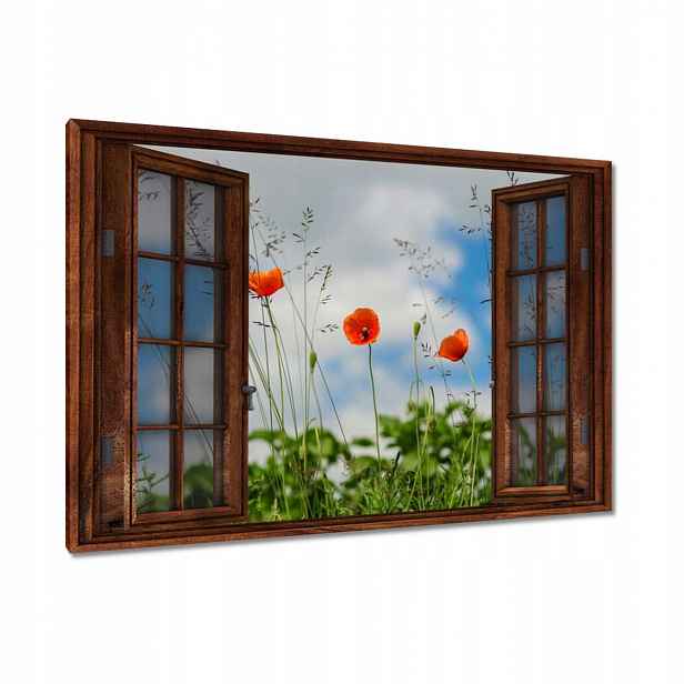 Obrazy 90x60 Červené polní máky