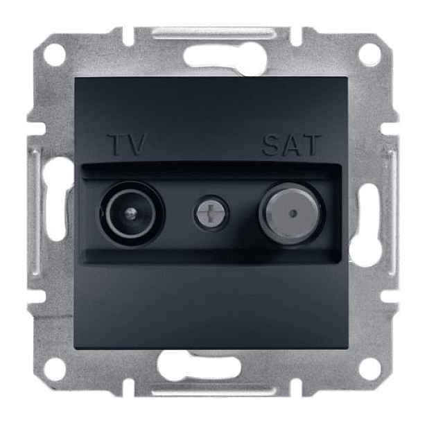 Schneider Electric Asfora zásuvka tv-sat, koncová, antracit EPH3400171