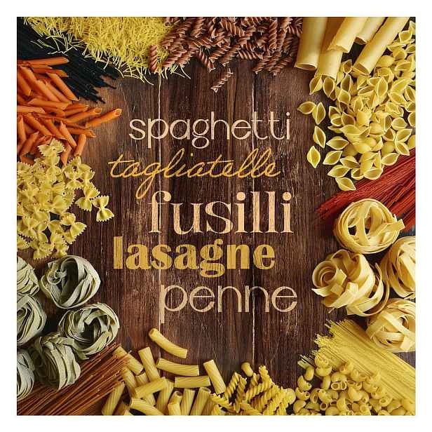 Skleněný obraz 30x30 cm Pasta – Styler