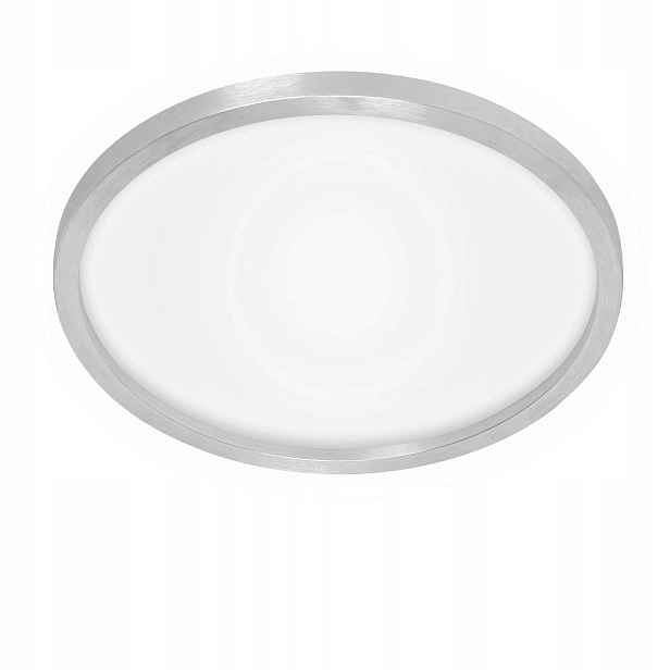 Stropní Svítidlo Led stropní svítidlo kulatá 42,5 cm 22 W 3000 lm teplá bílá hliníková