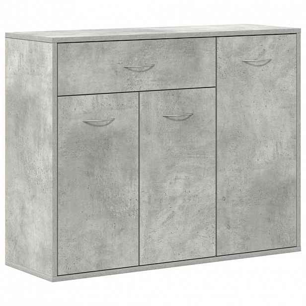 vidaXL Příborník betonově šedý 88 x 30 x 70 cm kompozitní dřevo
