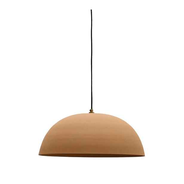 Oranžové kovové závěsné svítidlo ø 46 cm Nibla – Kave Home