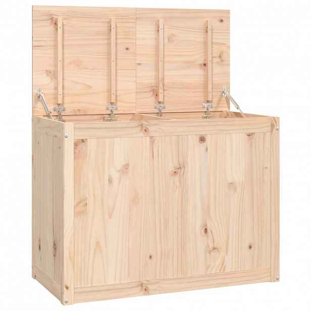 vidaXL Box na prádlo 88,5x44x66 cm masivní borové dřevo