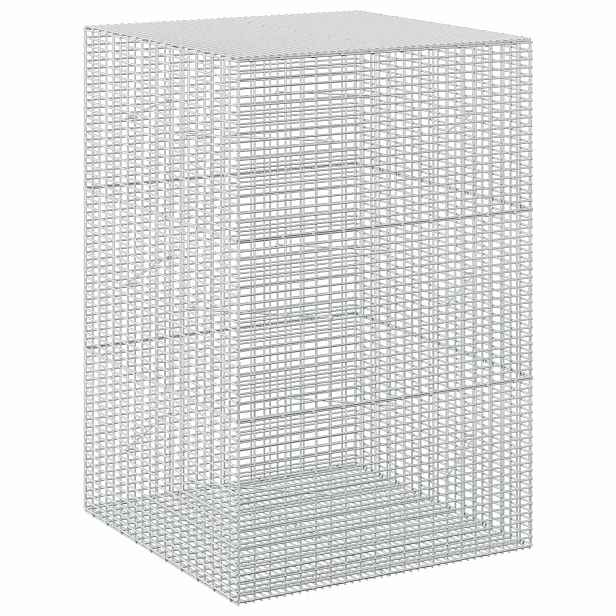 vidaXL Gabion s drátem 3,5 mm a sítem 5x2,5 cm 100x100x150 cm