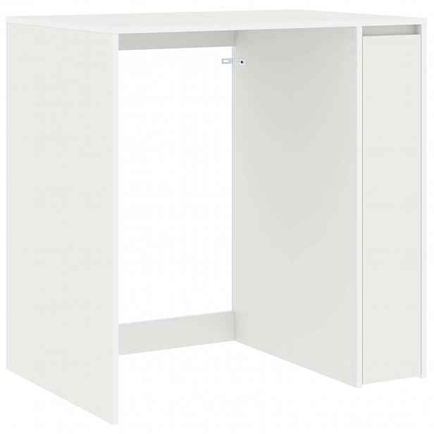 vidaXL Skříň na pračku se dveřmi Bílá 87 x 60 x 89 cm Kompozitní dřevo