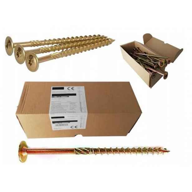 Tesařské Vruty Do Dřeva 8x360 Kotouč Torx 50 Ks WCT-08360 Azmet