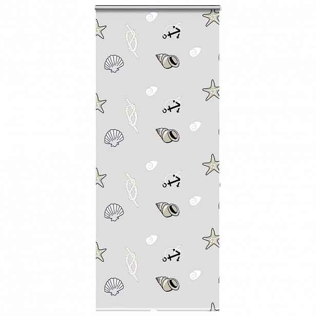 vidaXL Sprchová roleta s kazetou 110x240 cm Šířka látky 106 cm