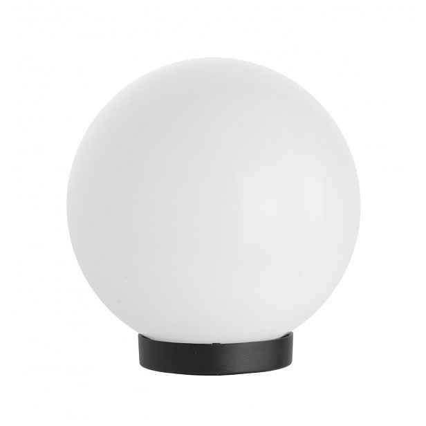 Su-ma Classic Zahradní lampa koule Ø20 cm E27 IP43 černobílá