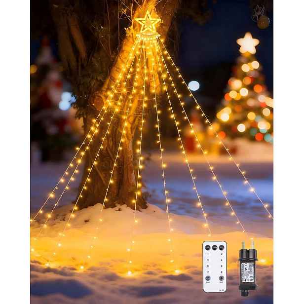 Vánoční osvětlení pro venkovní Led řetězy, 3,5 m x 9 352 Led