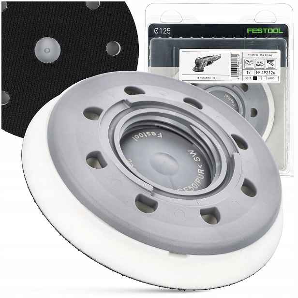 Brusný Talíř Superměkký Disk pro brusku Ro 125 Febq Festool 125 mm