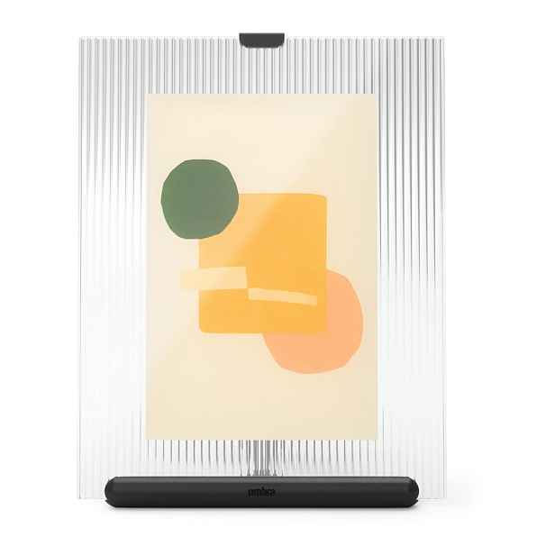 Černý skleněný stojací rámeček 16x20 cm Flute – Umbra
