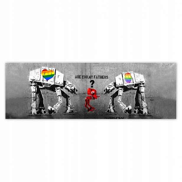 Fototapety 200x66 Are you my fathers Banksy
