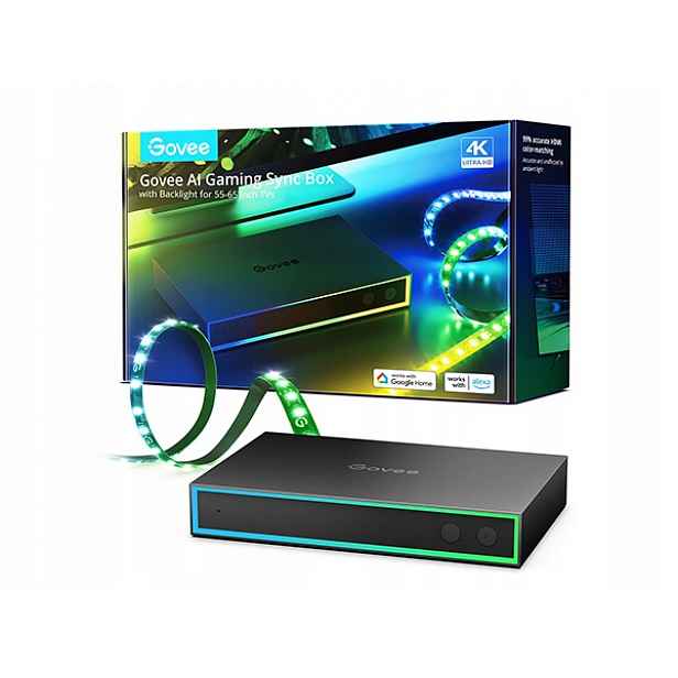 Led Páska Pro Tv Govee Ai Sync Box 55-65 Palců Rgb Osvětlení Inteligentní