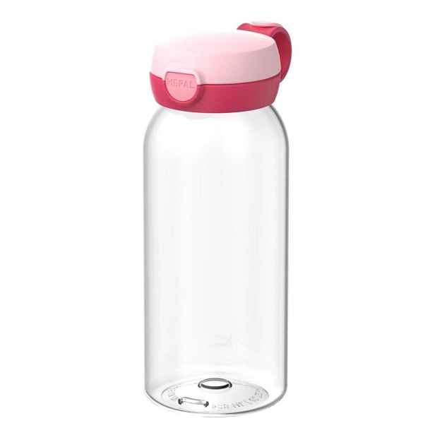 Růžová plastová dětská lahev 600 ml Campus – Mepal