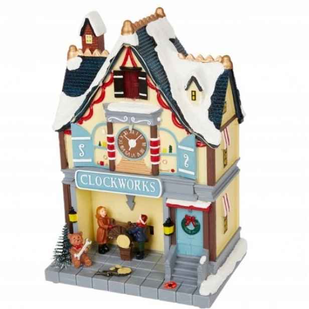 Vánoční Vesnice Magic Village Melodie Led Pohyb