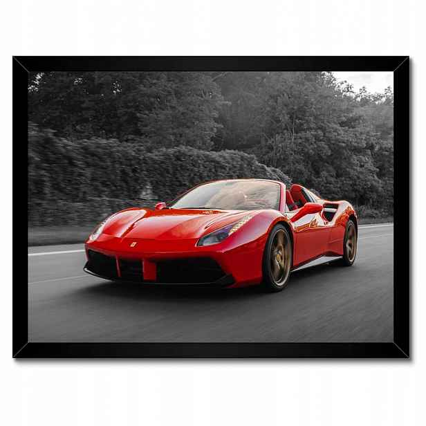 Plakáty v rámu 40x30 Červené Ferrari Fura